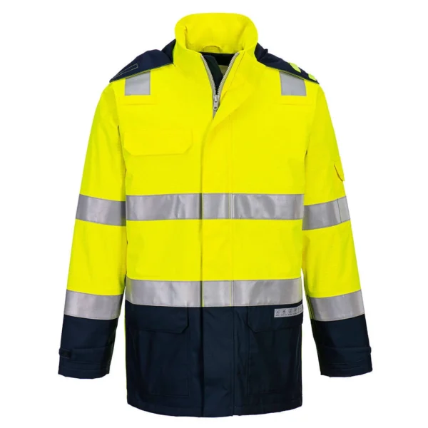 Jacheta Bizflame HiVis, impermeabila si ignifuga