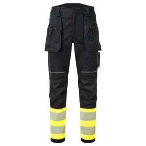 Pantaloni PW3 HiVis ignifugi Clasa 1, cu buzunare Holster