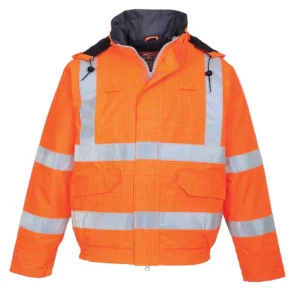 Jacheta de Ploaie Bizflame™ HiVis, Ignifuga si Antistatica