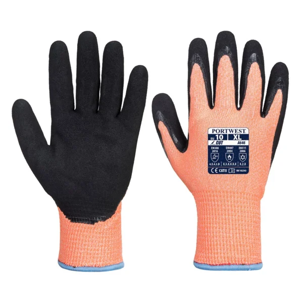 Manusi Nitril Vis-Tex Winter HR Cut