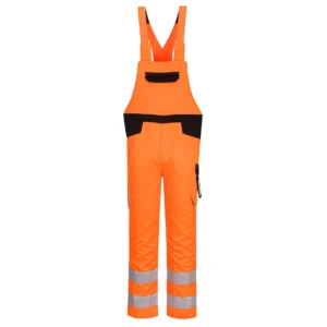 Pantaloni cu Bretele Hi-Vis PW2