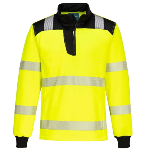 Bluzon PW3 Hi-Vis cu fermoar 1/4