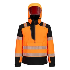 Jachetă de ploaie cu glugă HiVis PW3 (3 straturi)