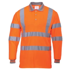 Tricou Polo HiVis cu Maneci Lungi