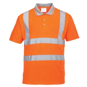 Tricou Polo HiVis cu Mâneci Scurte RIS