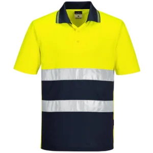 Tricou Polo Hi-Vis Lightweight Contrast