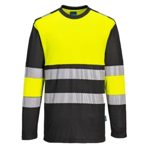 Tricou m/l PW3 HiVis Clasa 1