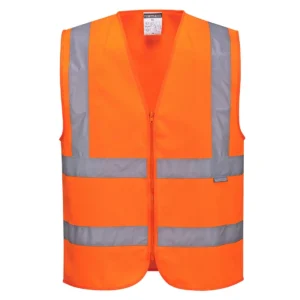 Vesta HiVis cu fermoar